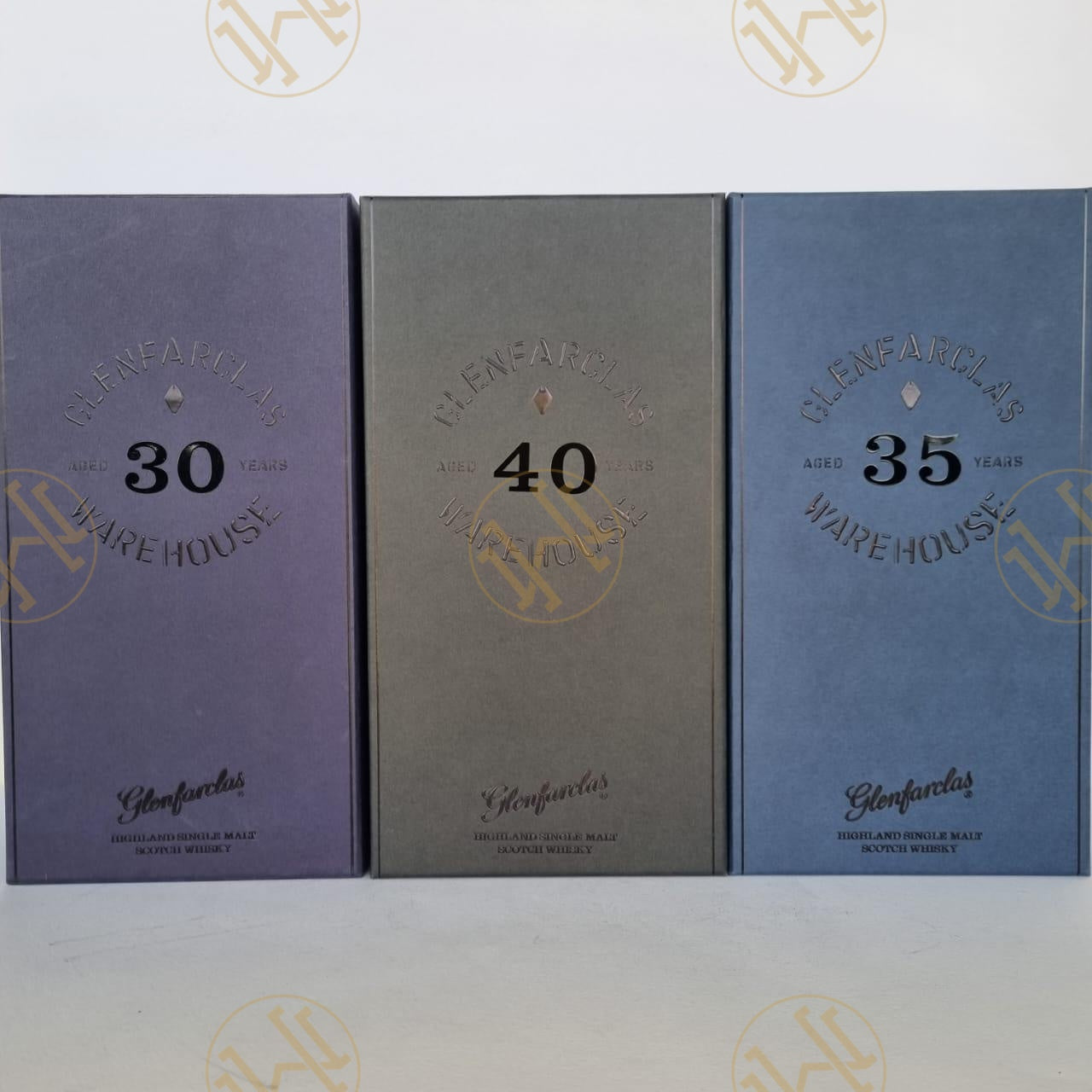 GLENFARCLAS HIGHLAND SCOTCH WHISKY 30Y, 35Y AND 40Y 75CL