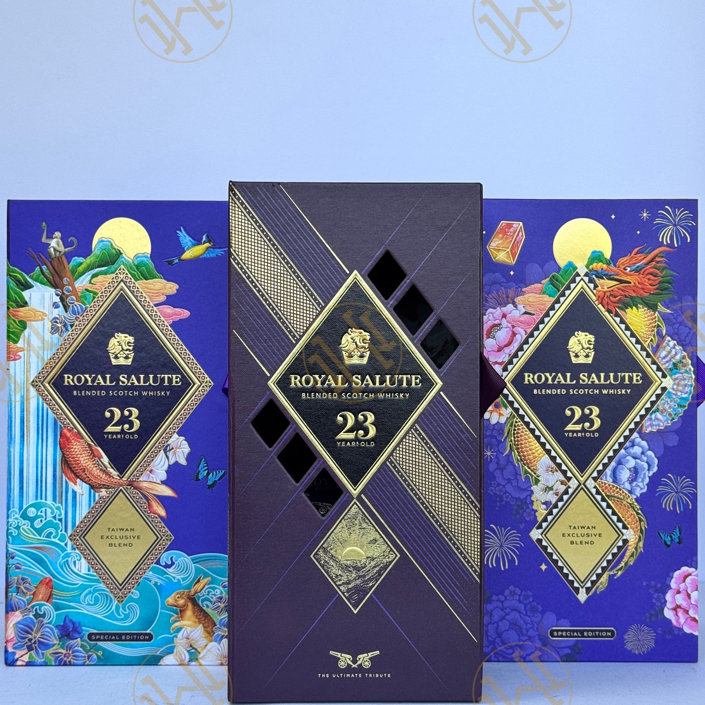 ROYAL SALUTE 23Y 70CL SET 3 BOTTLES
