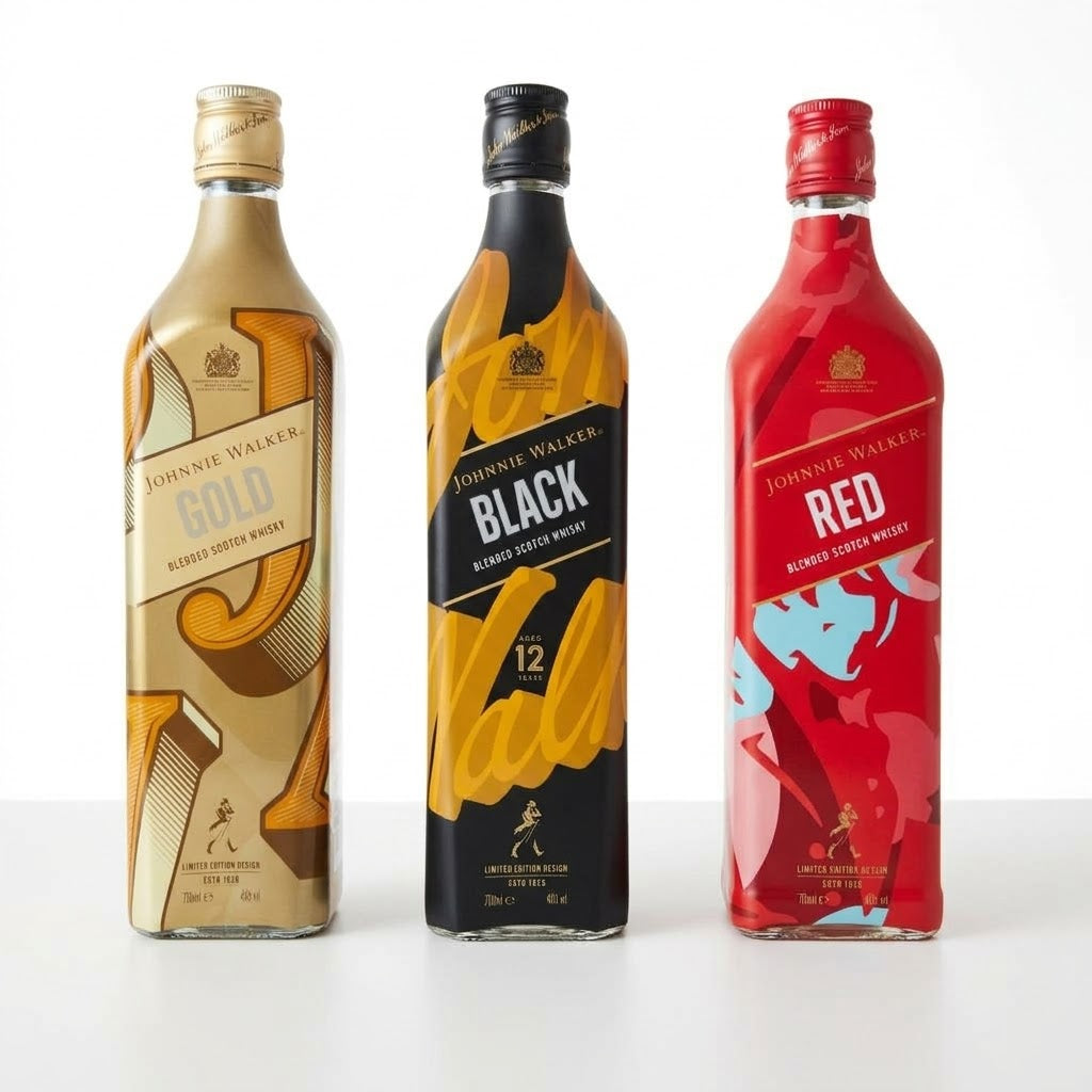 JOHNNIE WALKER ICON 2021 collection 3 bottles 70CL