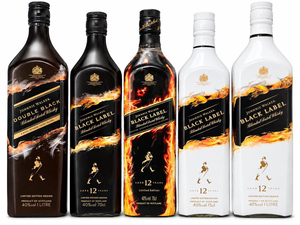 Johnnie walker black label MATTIA BIAGI SHADOW COLLECTION