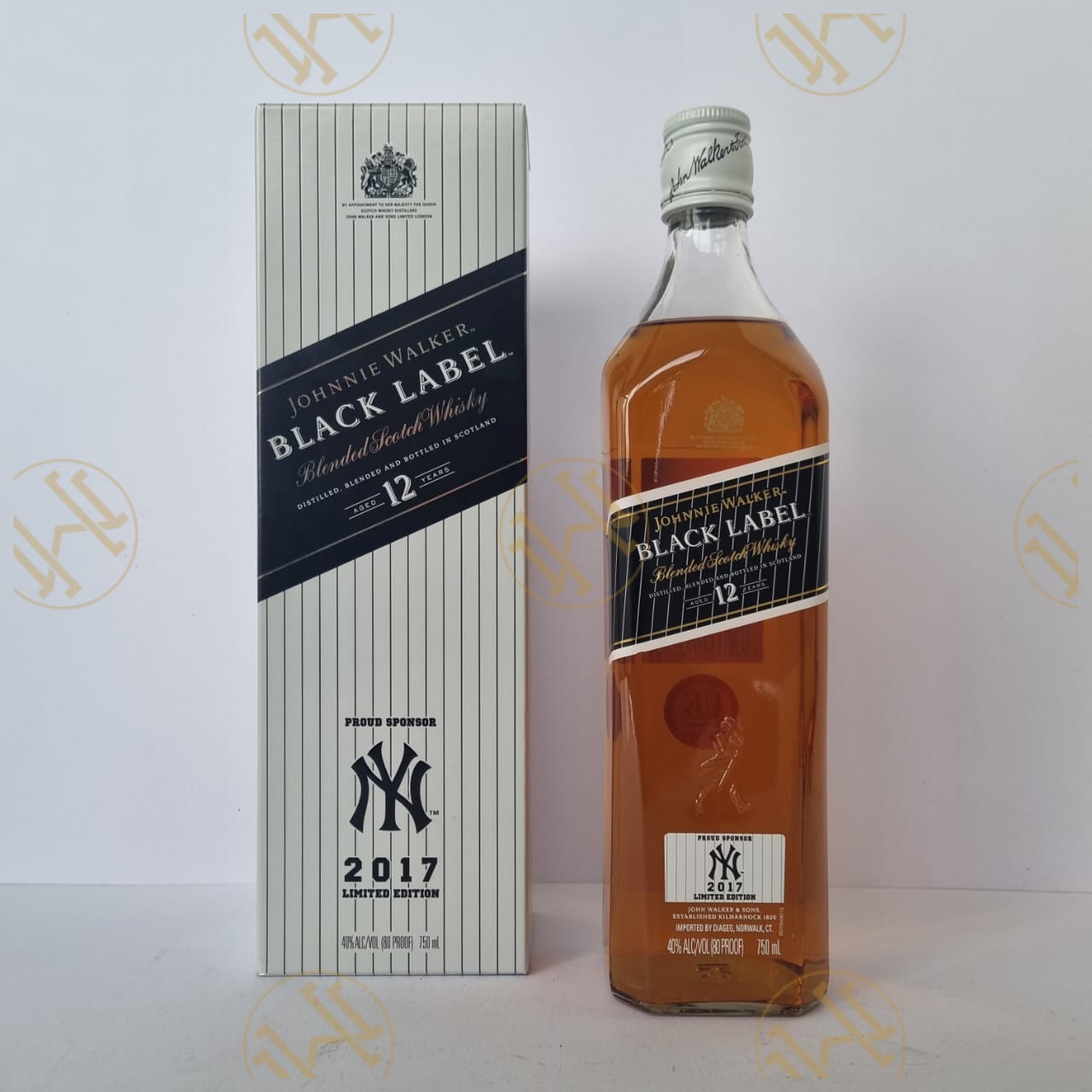 JOHNNIE WALKER BLACK LABEL NEW YORK YANKEES 2017 75CL