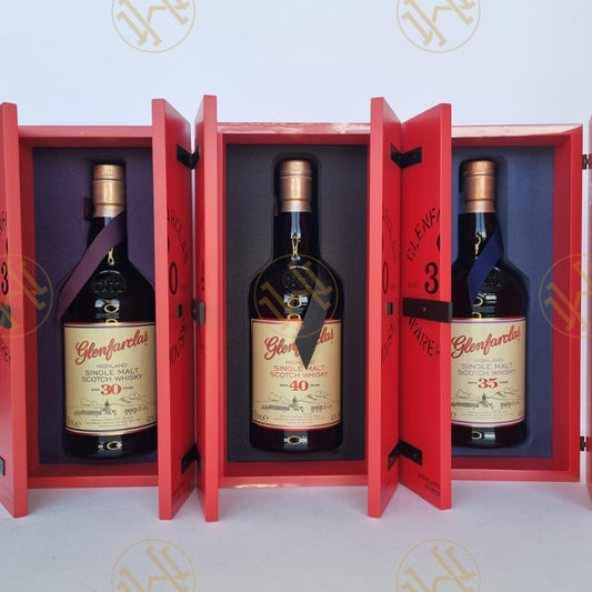 GLENFARCLAS HIGHLAND SCOTCH WHISKY 30Y, 35Y AND 40Y 75CL