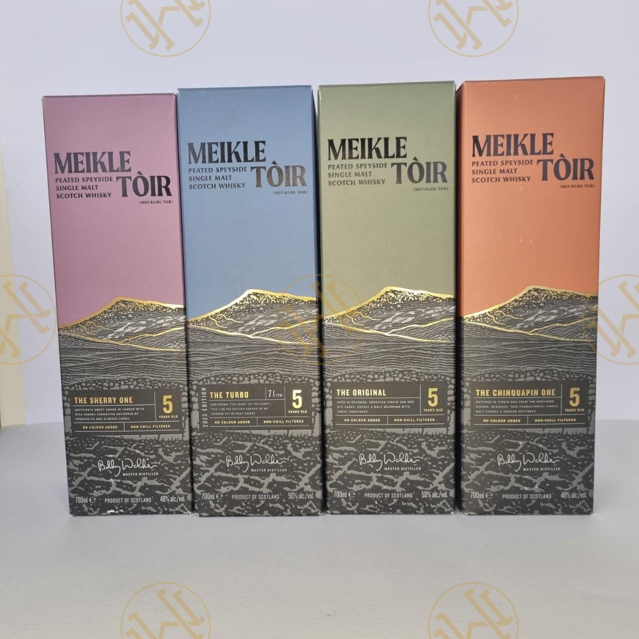 MEIKLE TÒIR BILLY WALKER SET OF 4X70CL Batch 1