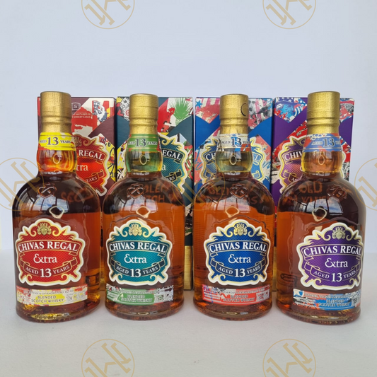 CHIVAS REGAL EXTRA 13Y  70CL SET OF 4 bottles