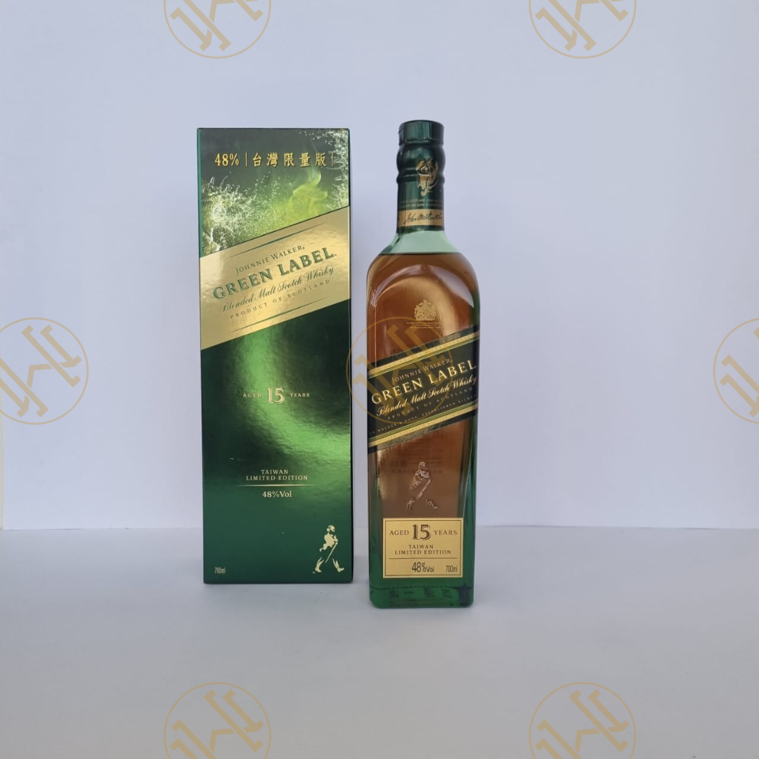JOHNNIE WALKER GREEN LABEL 15Y TAIWAN EDITION 70CL – Whiskey Hunter