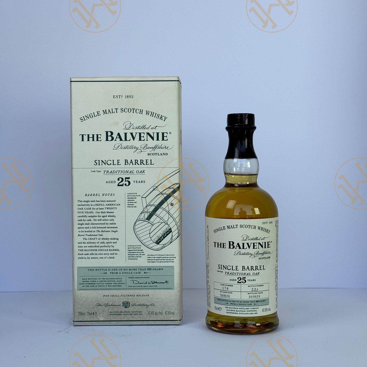 BALVENIE SINGLE BARREL 25Y 70CL