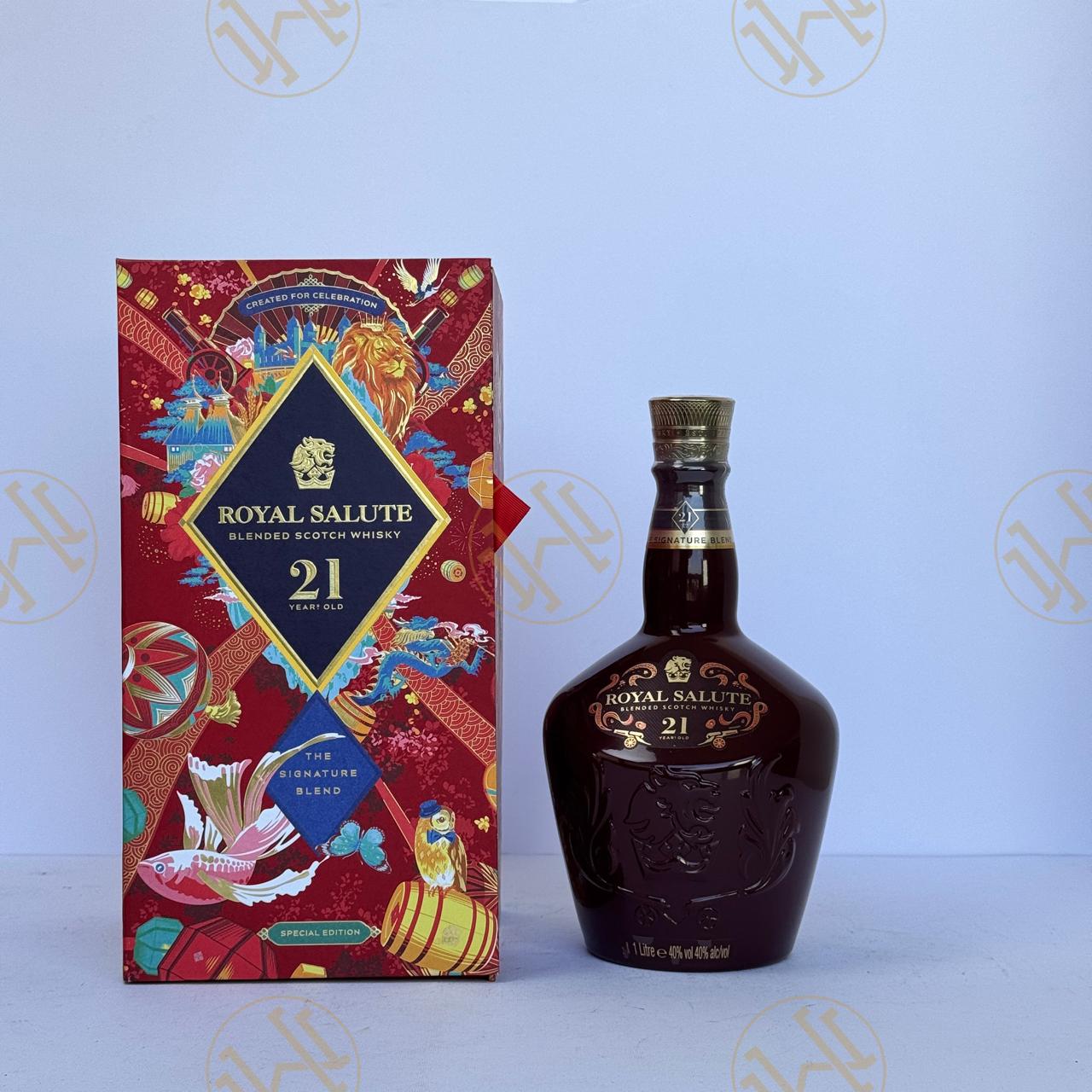 ROYAL SALUTE THE SIGNATURE BLEND 21Y 1L