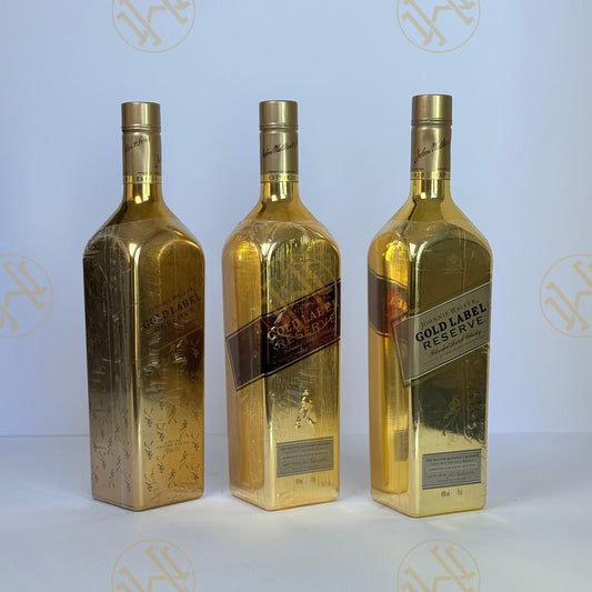 Johnnie Walker Gold Label Reserve 75 CL Set OF 3 BOTTLES