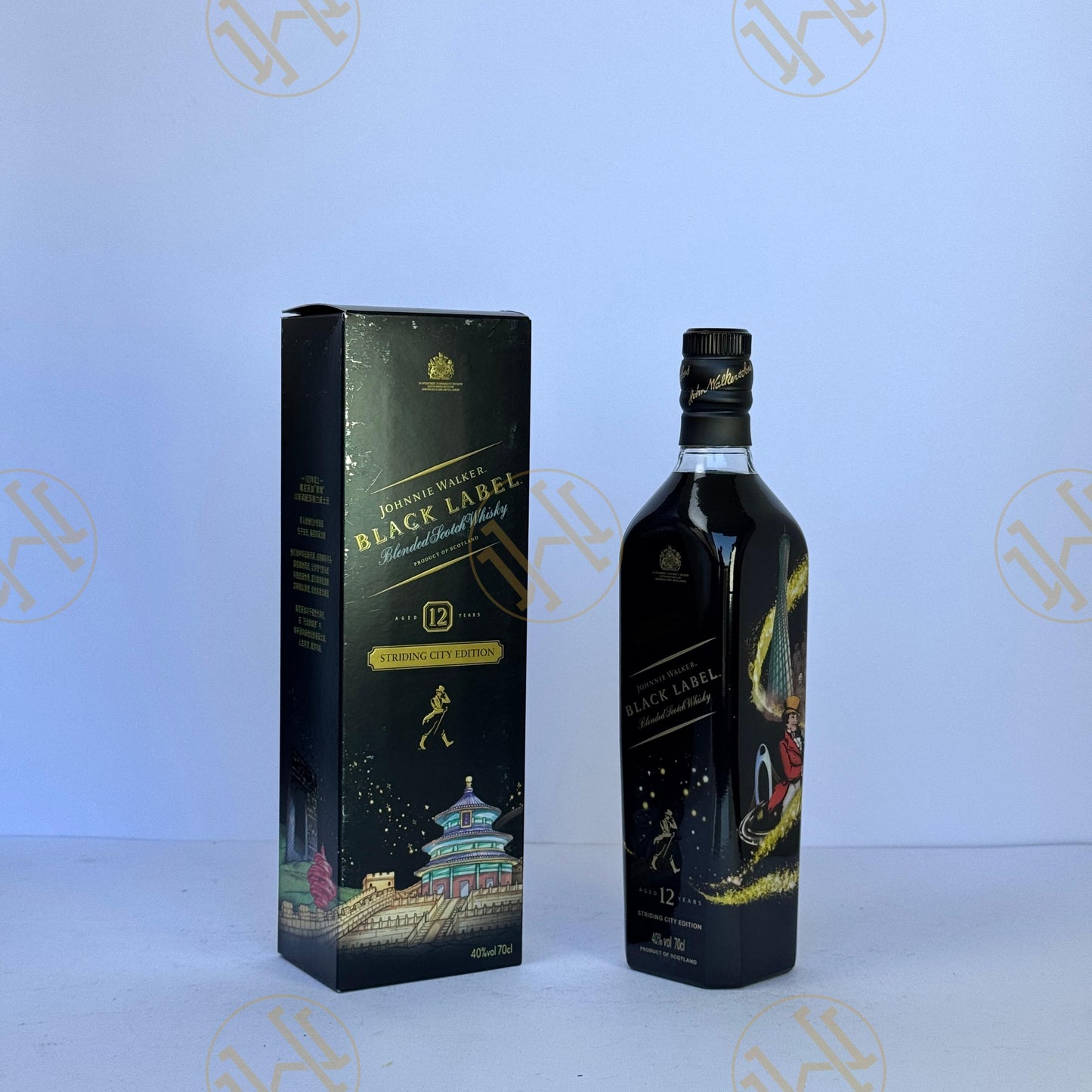 Johnnie Walker Black Label Striding City  Edition  12Y 70CL