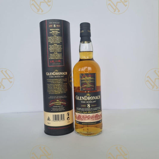 THE GLENDRONACH THE HIELAN BILLY WALKER 8Y 70CL