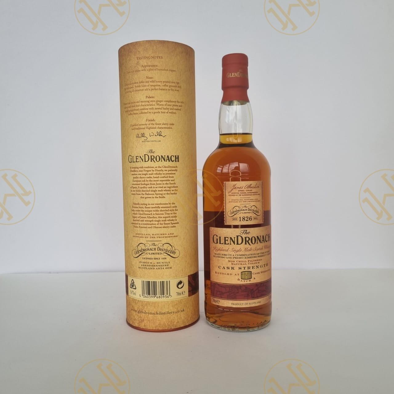 THE GLENDRONACH CASK STRENGTH BATCH 4 BILLY WALKER 70CL