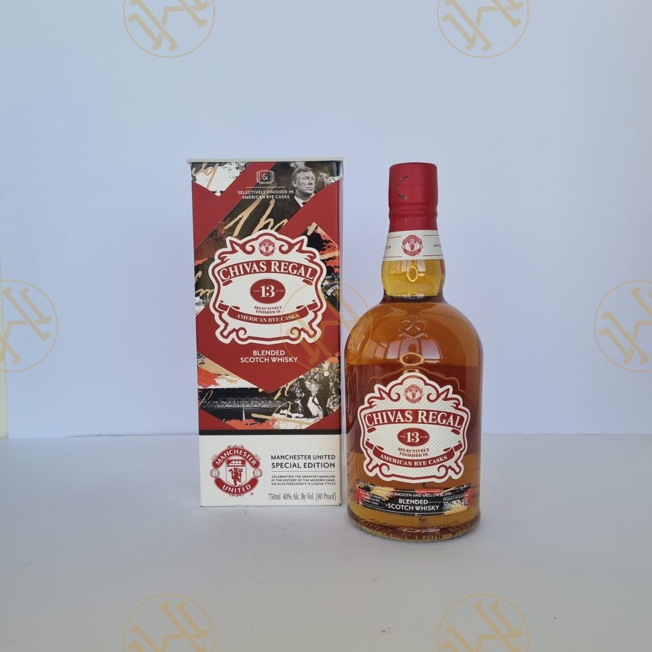 CHIVAS REGAL 13 Y MANCHESTER UNITED EDITION 1L