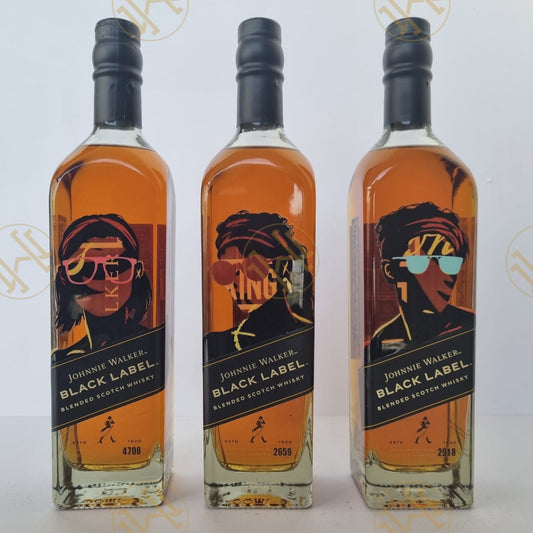 JOHNNIE WALKER BLACK LABEL ANDY GELLENBERG X AI 70CL