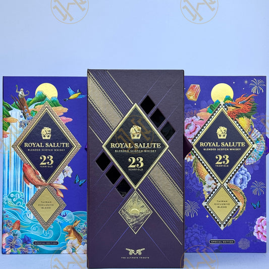 ROYAL SALUTE  23Y  70CL SET 3 BOTTLES