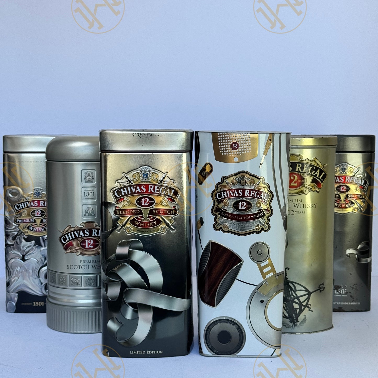 CHIVAS REGAL 12Y SET OF 6 BOTTLES