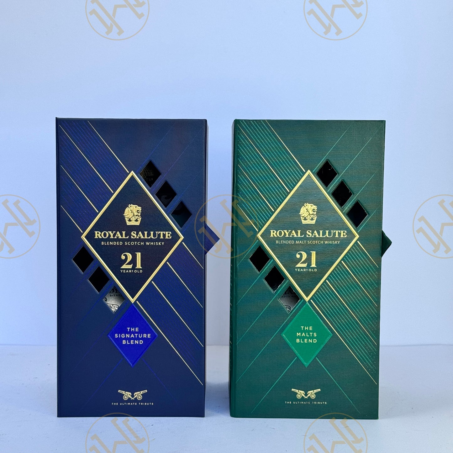 ROYAL SALUTE 21Y SIGNATURE BLEND AND THE MALTS BLEND 70 CL SET