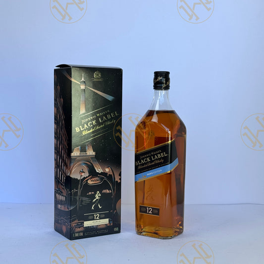 Johnnie Walker Black Paris Limited Edition Design 12Y 1L