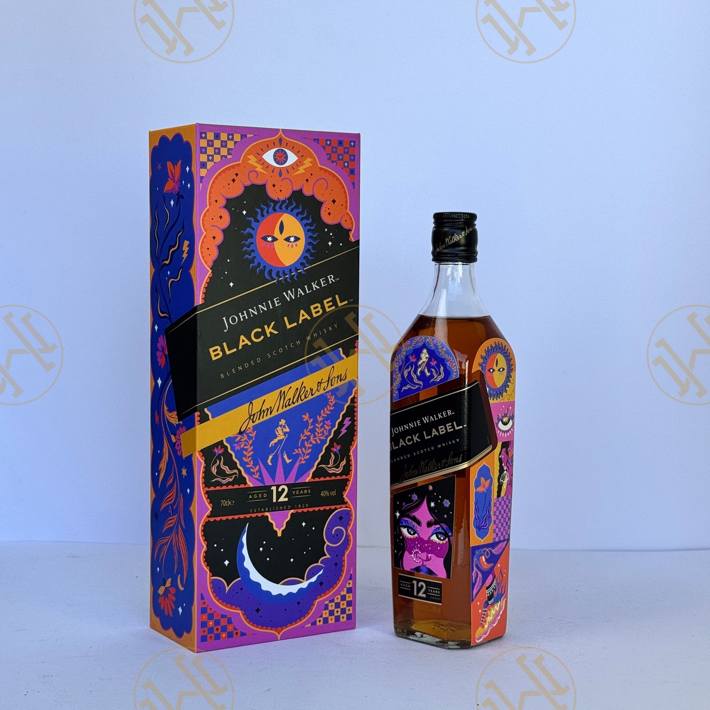 Johnnie Walker Black Label Bold Steps  12Y 70CL