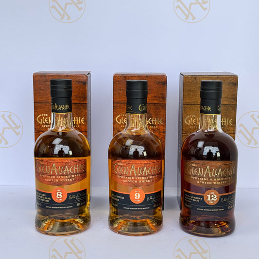 Glenallachie RYE WOOD, RYE CASK, PEDRO XIMENEZ 70CL SET