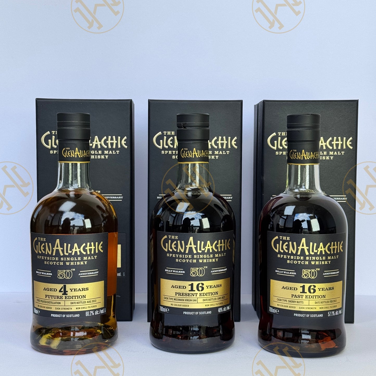 Glenallachie FUTURE, PAST, PRESENT 70CL SET