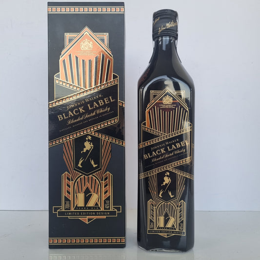 JOHNNIE WALKER BLACK LABEL ART DECO 1L