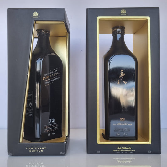 Johnnie Walker Black Label centenary edition  set 2 bottles 75cl