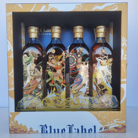JOHNNIE WALKER BLUE LABEL DUNHUANG FAIRY set  4 bottles  50CL