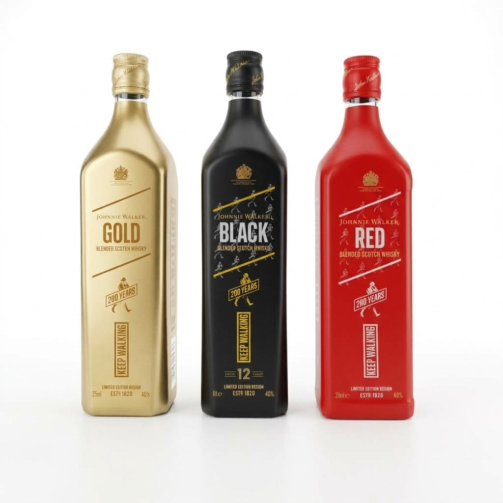 johnnie walker 200th anniversary set 70cl