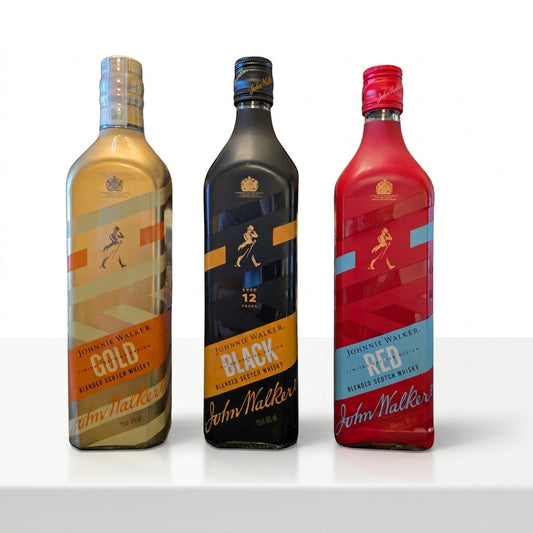 JOHNNIE WALKER  ICON 2022 collection 3 bottles  70CL